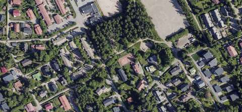 The integration of the Karjasilta plan amendment area into the surrounding area.