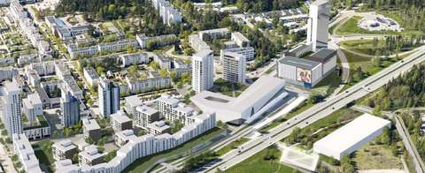 Stensvikstullens anpassning som en del av Stensvik metrocentrums stadsmiljö.