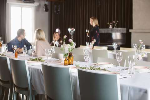 Juhlat Lasten kulttuurikeskus Aurorassa. 