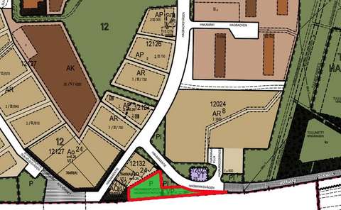 Karttaotteeseen on merkitty Hakamaanpuiston sijainti.