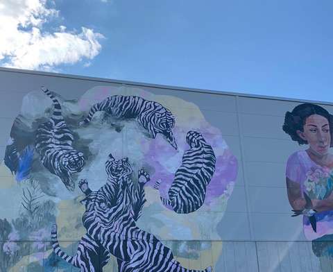 Graffitia Keran Halleilla.