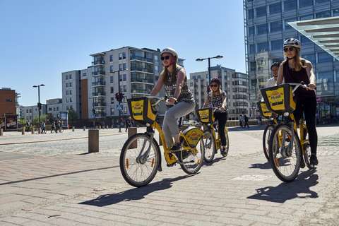 Stadscyklar i Esbo.