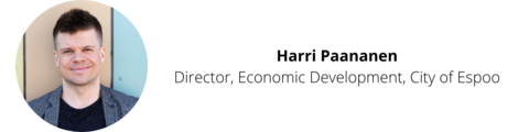 Harri Paananen, Director, Economic Development, City of Espoo.