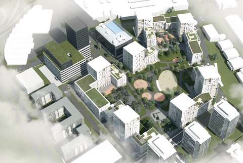 Illustration från sydväst.