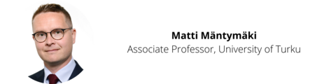 Matti Mäntymäki, Associate Professor, University of Turku.