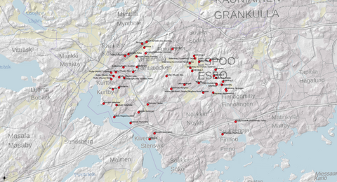 Karttakuva Nöykkiöstä.