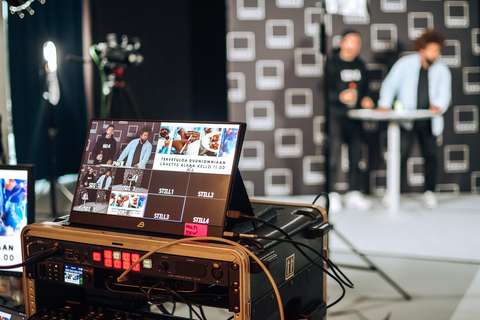 Tapahtuman striimaus kalustoa. 