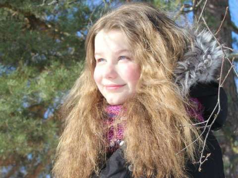 Alumni Ella Jokela lukiolaisena.