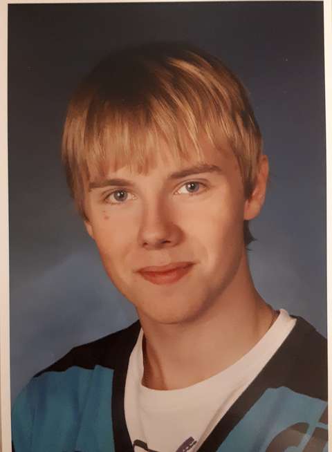 Alumni Markus Airikkala lukiolaisena.