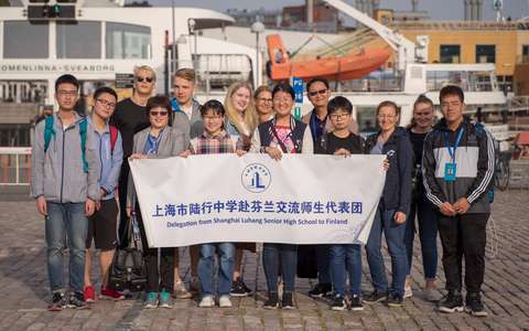 Ystävyyskoulun vierailu Suomeen