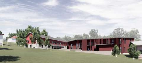 Mankkaan päiväkodin havainnekuva