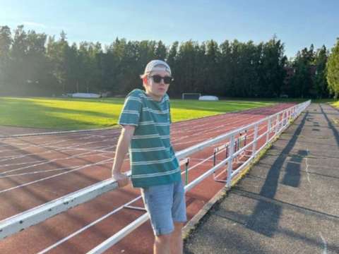 Kuvassa espoolainen nuori Rene.