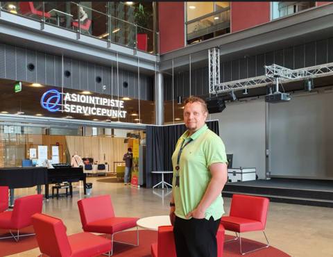 Securitaksen rekrytointikoordinaattori Teemu Leppäsalko.