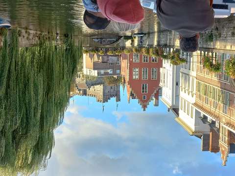 Slottet Gravensteen eller Castle of Counts i Gent.