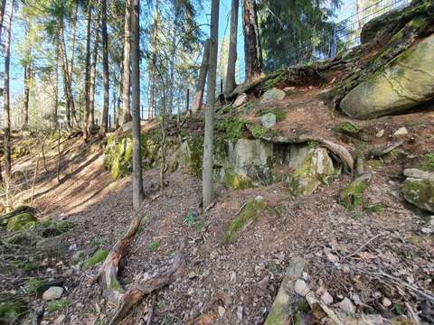 Louhoksen seinämää.