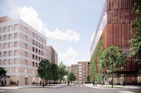 Kuvassa havainnollistettu näkymä Koivu- Mankkaan tieltä