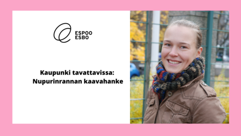 Kuvassa Nupurinrannan vastuuvalmistelija, arkkitehti Sonja Sahlsten