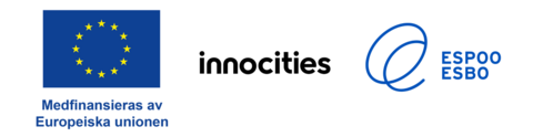 Logon Medfinansieras av Europeiska Unionen, Innostäder och Esbo stad