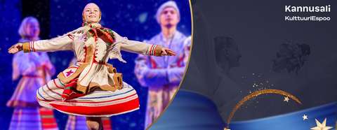 Kuvassa ukrainalainen tanssiryhmä.