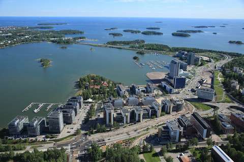 Aerial view of Keilaniemi.