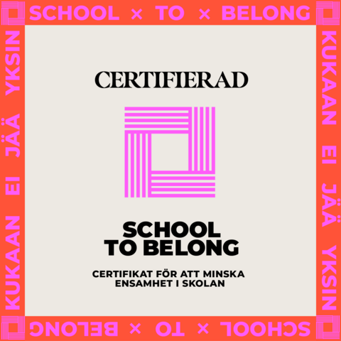 School to Belong certifikat