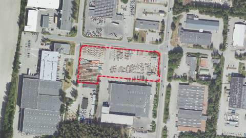 Orto- eller flygbild från planeringsområdet 2023.