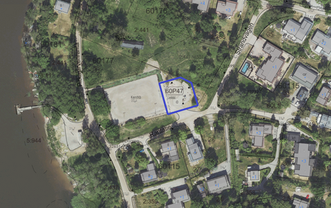 Leikkipaikan sijaint karttakuvassa / Lekplatsen på kartan