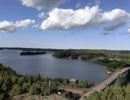 Maisema Ahevenmaalta.