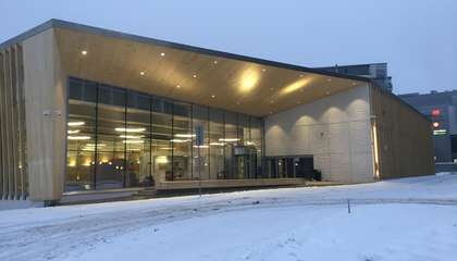 Matinkylän uimahalli tammikuussa 2022.