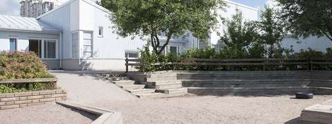 The daycare centre's building from the outside