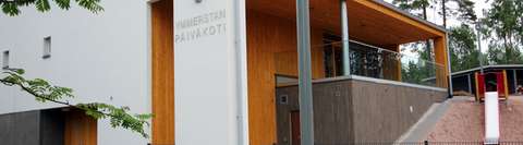 Ymmerstan päiväkodin rakennus.