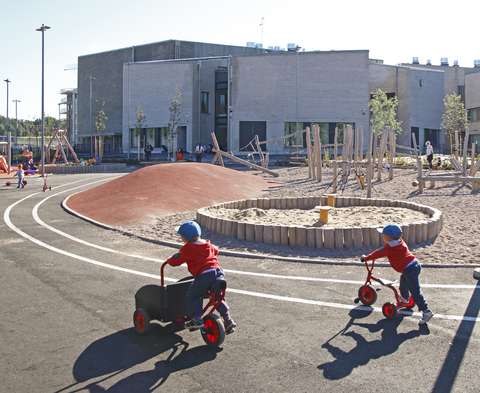 The daycare centre's building from the outside