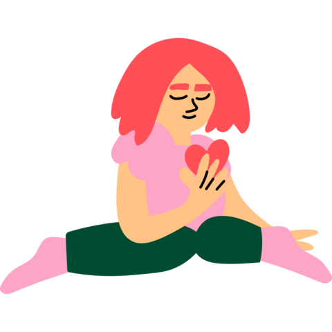 Piirroskuva lapsesta.