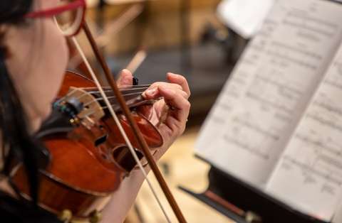 Viulisti ja nuotit