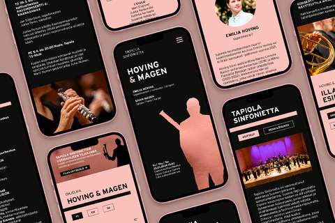 Tapiola Sinfoniettan mobiilikäsiohjelma