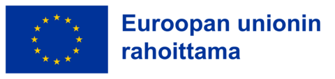 Euroopan unionin rahoittama logo.