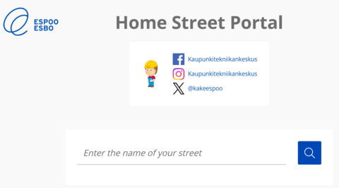 Home street portal main page.