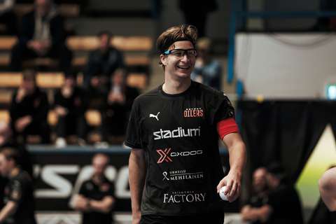 The picture shows Esport Oilers captain Justus Kainulainen.