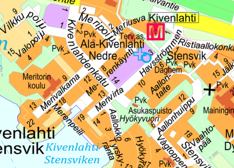 Kuva kopioitu Espoon karttapalvelusta