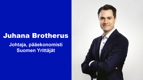 Juhana Brotherus, the Director and Chief Economist of the Federation of Finnish Enterprises.