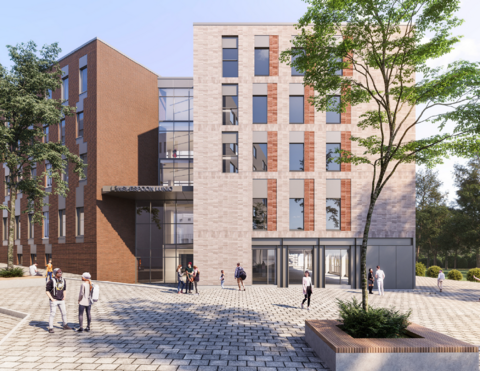 Cleantech Garden havainnekuva etelään