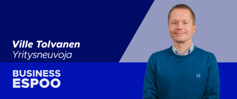 Yritysneuvoja Ville Tolvanen.