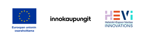 Rahoittajan logot, Euroopan unionin osarahoittama.
