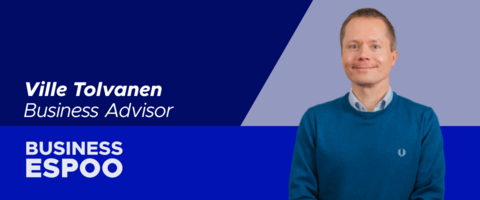 Picture of Business Advisor Ville Tolvanen.