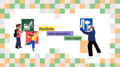 Kestävän tulevaisuuden rakentajat -logo