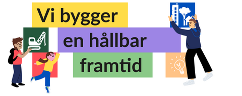 Vi bygger en hållbar framtid logotyp