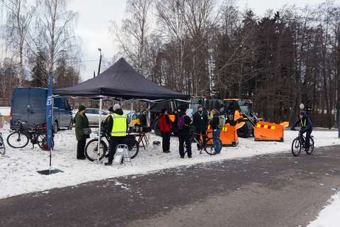 Tehostetun talvikunnossapidon avoin tapahtuma Otaniemessä helmikuussa 2025