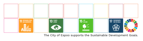 The City of Espoo supports the Sustainable Development Goals.
