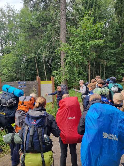 Vaeltajat Nuuksiossa