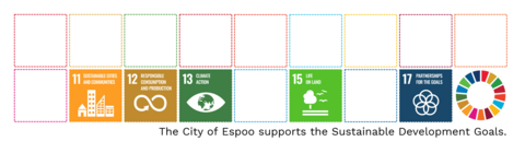 The City of Espoo supports the Sustainable Development Goals.